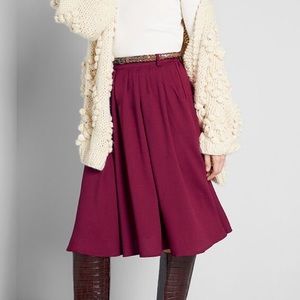 Hot and Delicious ModCloth Tiger Lilies Skirt